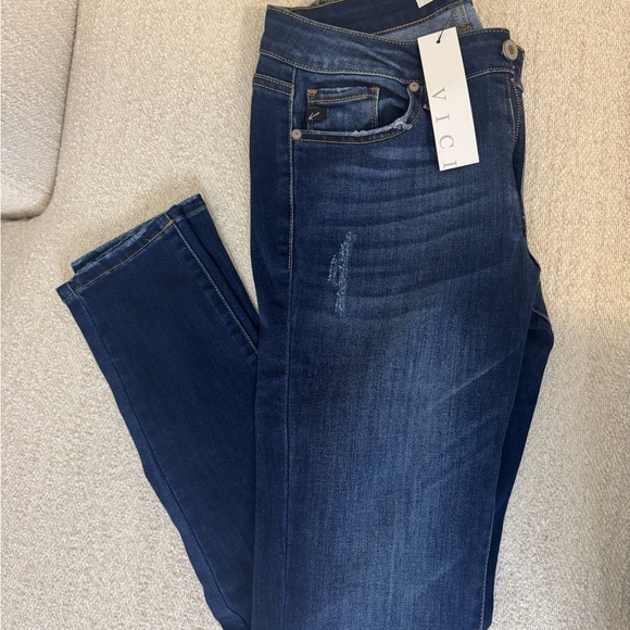 Vici Denim - Vici Women's Deep Indigo Skinny Jeans